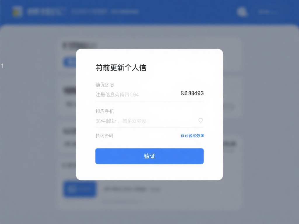 1.&nbsp;提前更新个人信息
确保您的注册信息完整且无