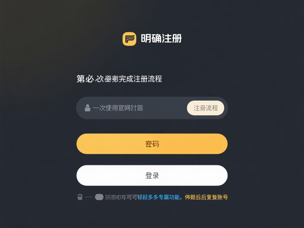 明确注册与登录流程
第一次使用官网时，务必完成注