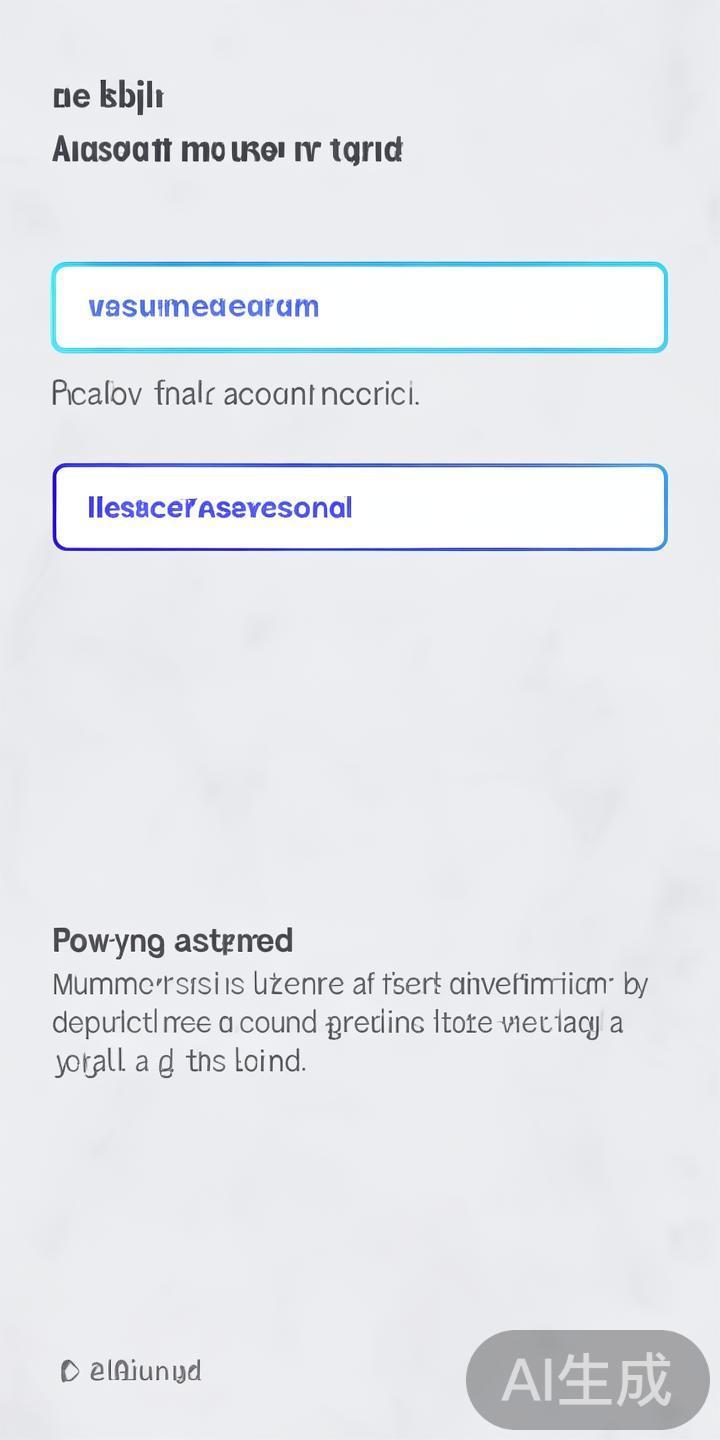 登录界面通常提供账号和密码两个输入框。确保账号信息